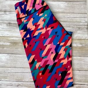 Zella multi color full length live in workout legging in size small